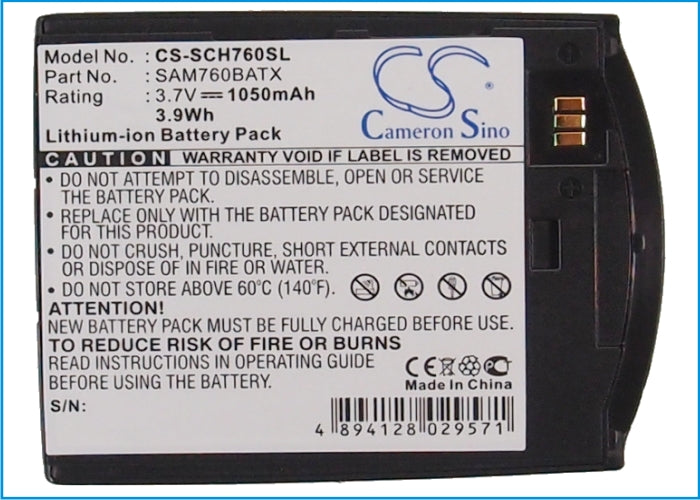 Replacement Battery for Verizon | Samsung SCH-I760 – Mobile, SmartPhone – 1050mAh / 3.7V - image 5