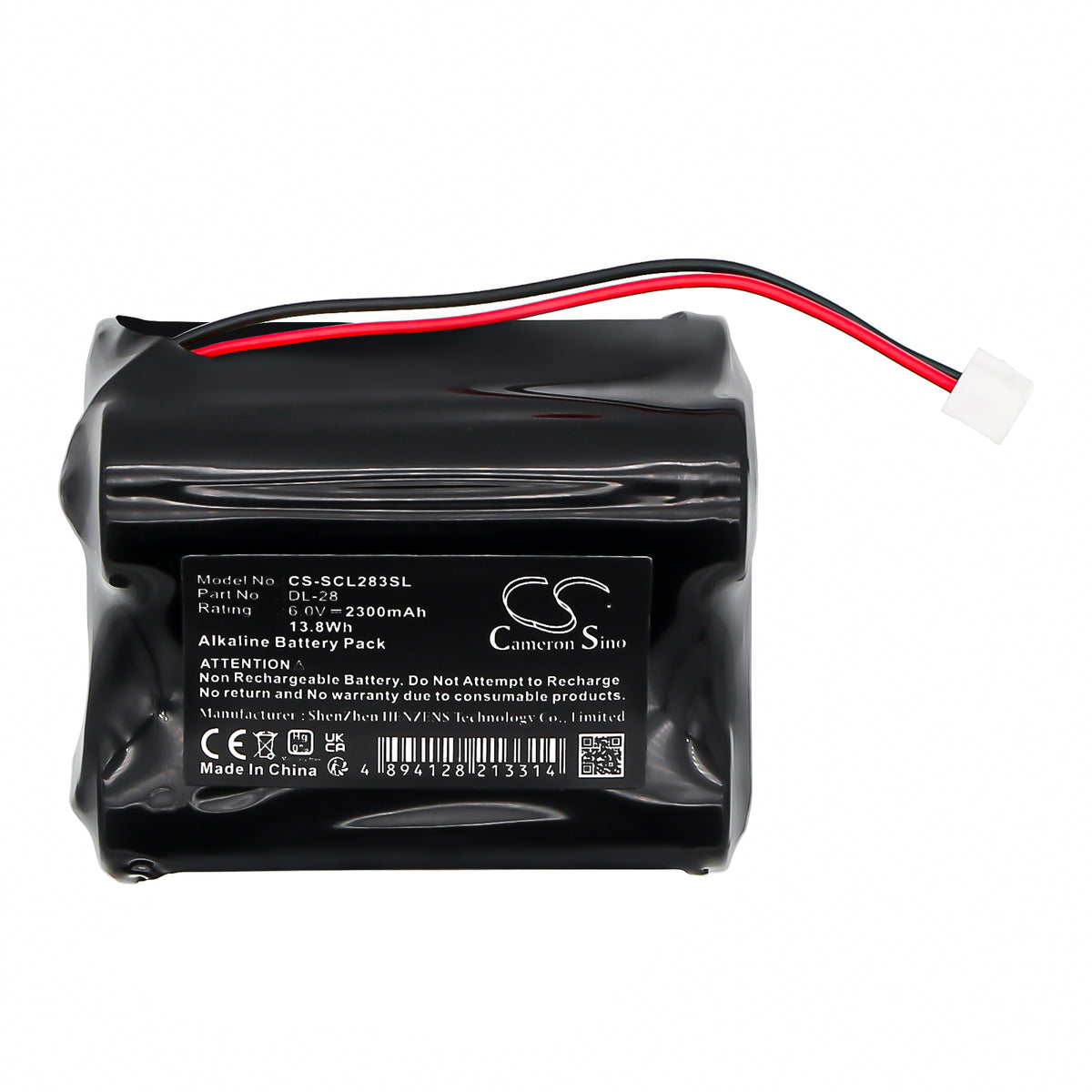 Replacement Battery for Saflok A28310 – Door Lock – 2300mAh / 6V