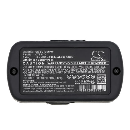 Replacement Battery for Snap-on CT761 – Power Tool – 2400mAh / 14.4V