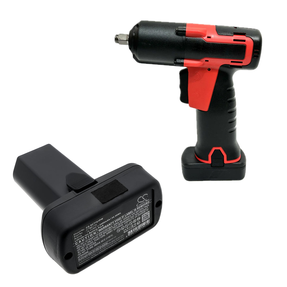 Replacement Battery for Snap-on CT761 – Power Tool – 2400mAh / 14.4V