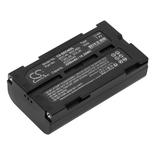 Replacement Battery for Pentax | RCA | Sokkia DA020F – Equipment, Survey, Test – 2200mAh / 7.4V