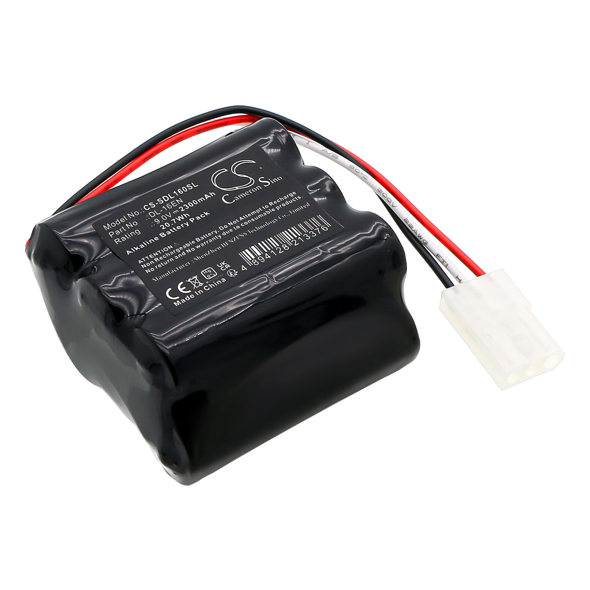 Replacement Battery for DoorLock DL-16EN – Door Lock – 2300mAh / 9V
