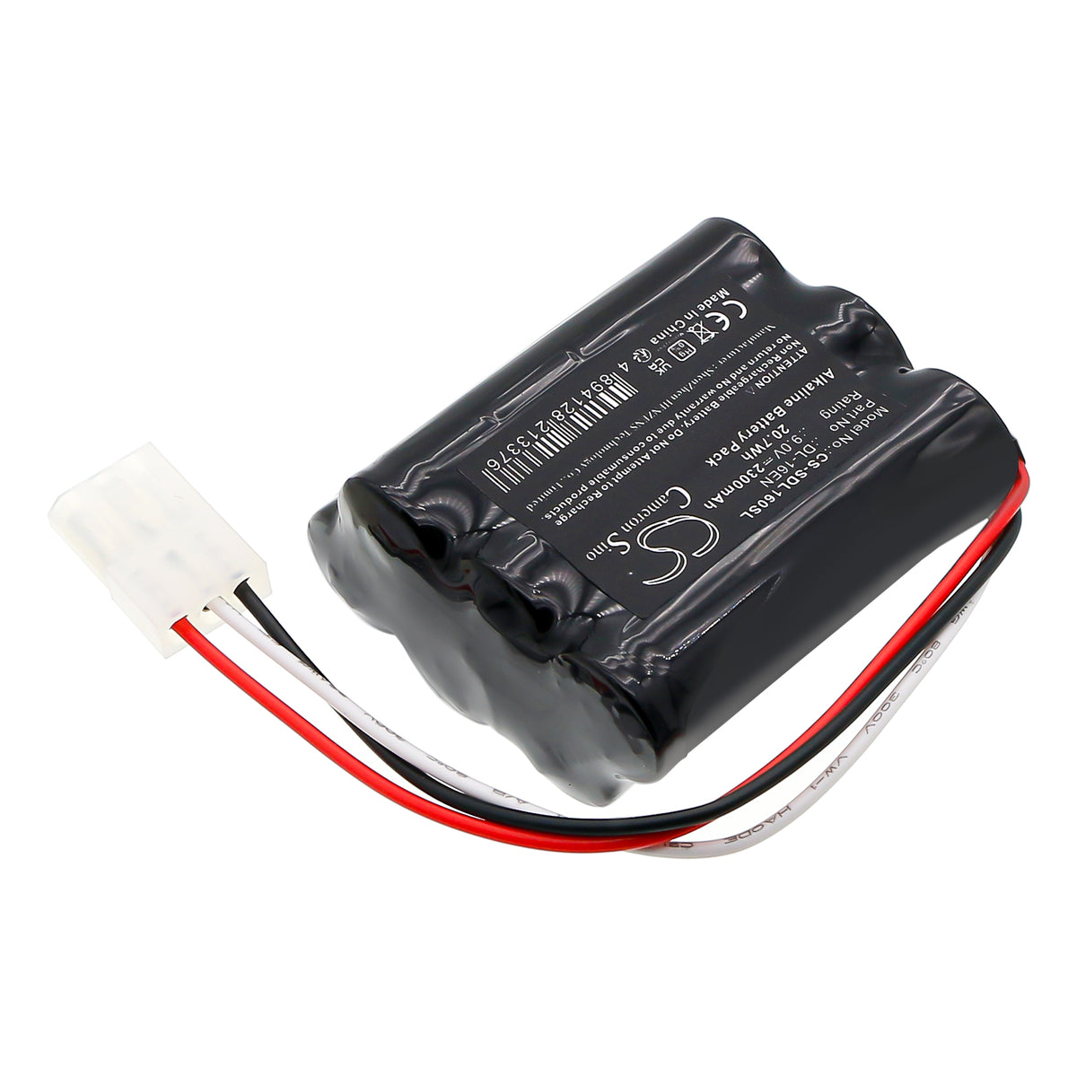 Replacement Battery for DoorLock DL-16EN – Door Lock – 2300mAh / 9V