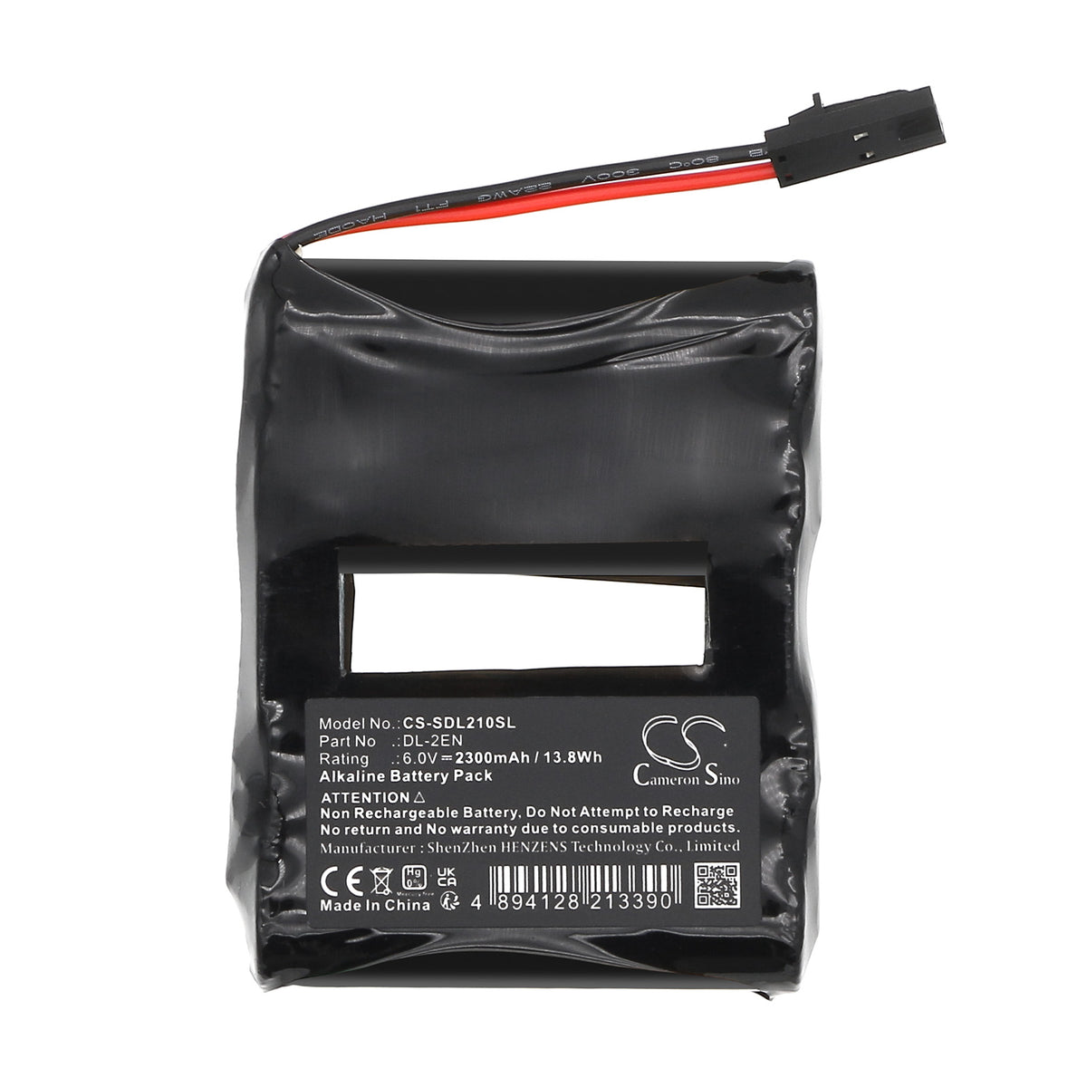 Replacement Battery for Saflok | DoorLock 54490 – Door Lock – 2300mAh / 6V