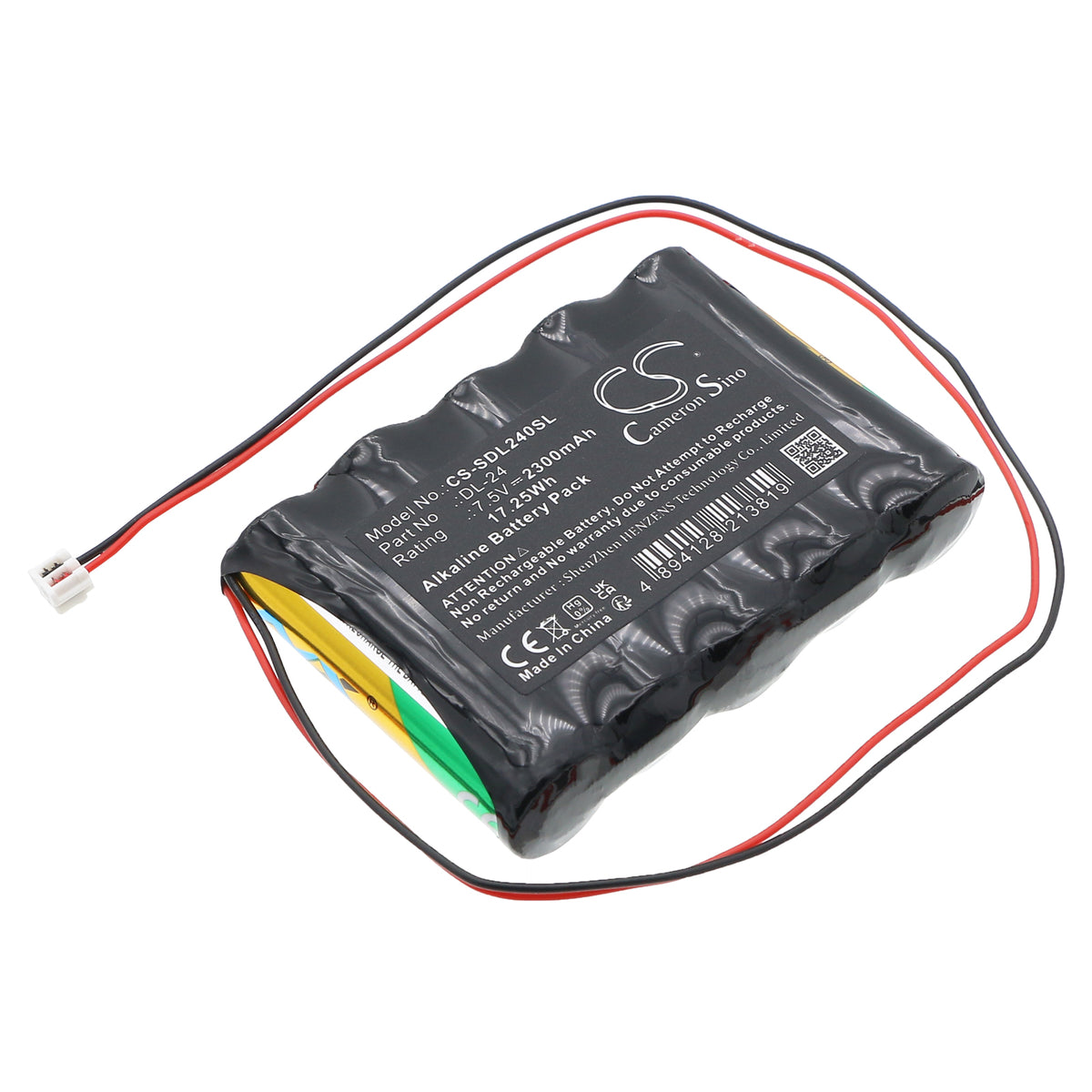Replacement Battery for DoorLock DL-24 – Door Lock – 2300mAh / 7.5V