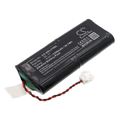 Replacement Battery for DoorLock DL-31 – Door Lock – 2300mAh / 9V