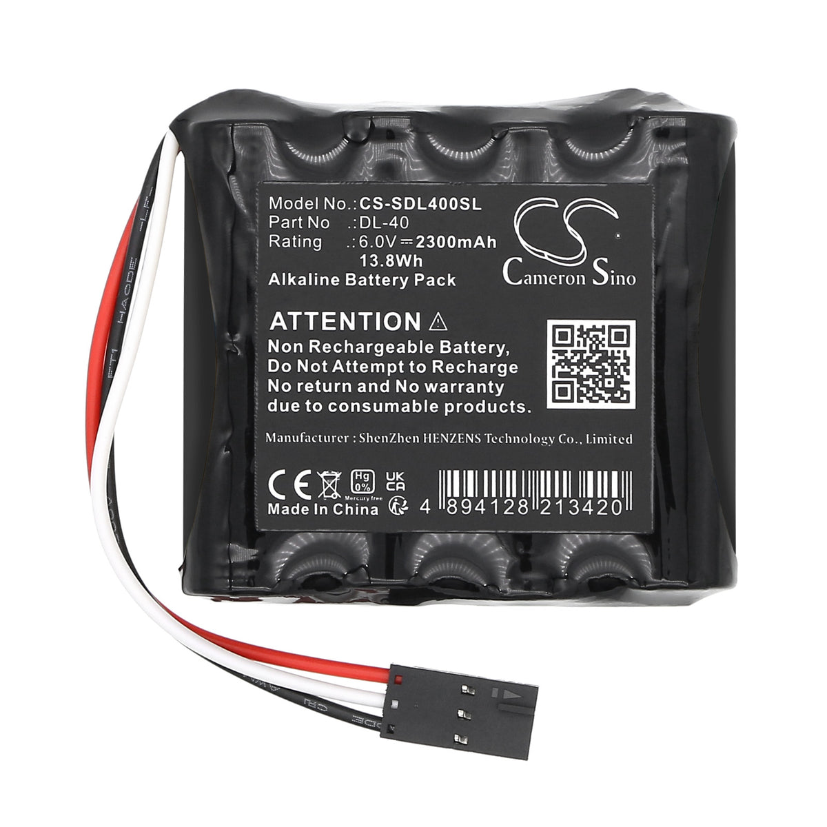 Replacement Battery for Best Access Systems | Stanley Security Systems 1003 – Door Lock – 2300mAh / 6V