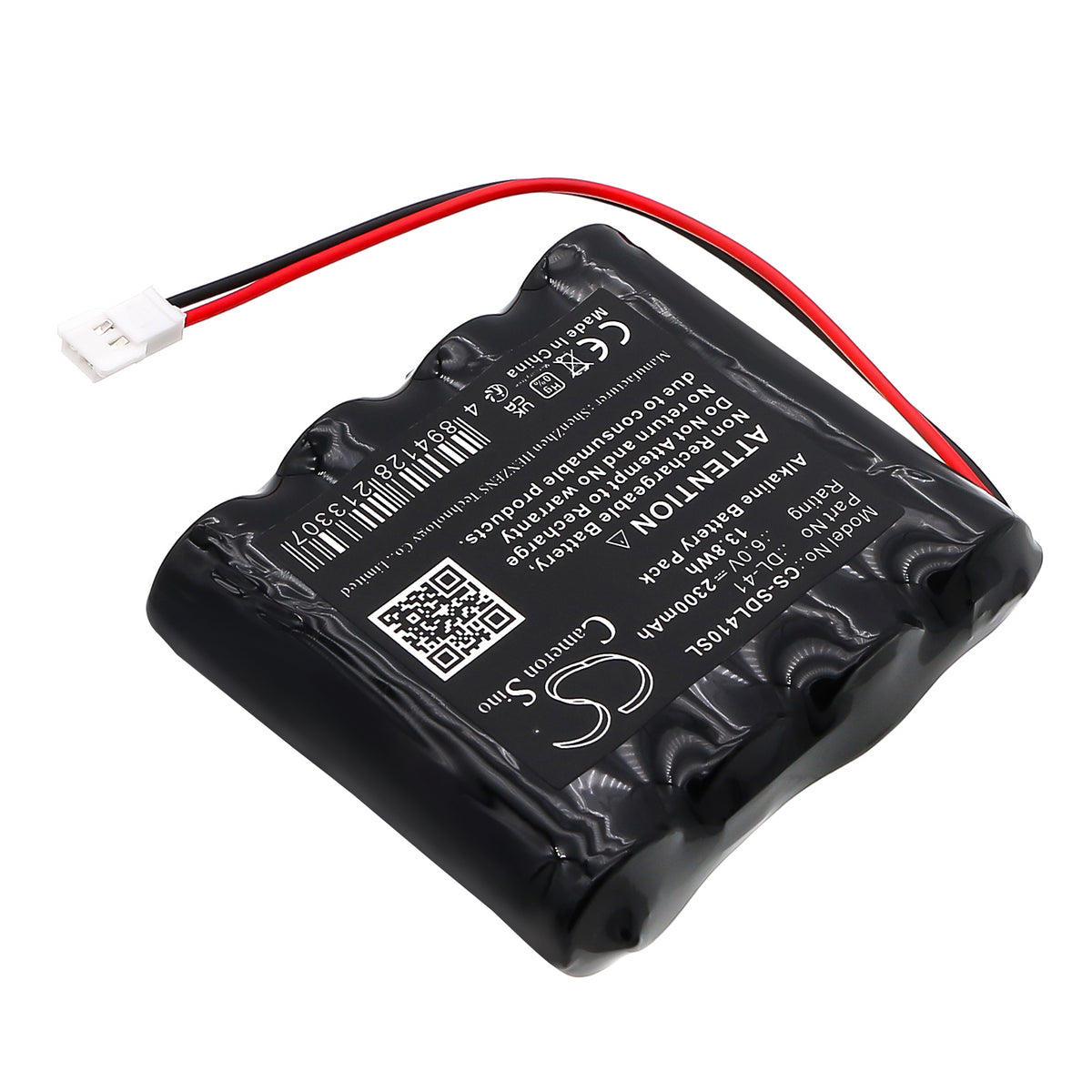 Replacement Battery for DoorLock DL-41 – Door Lock – 2300mAh / 6V