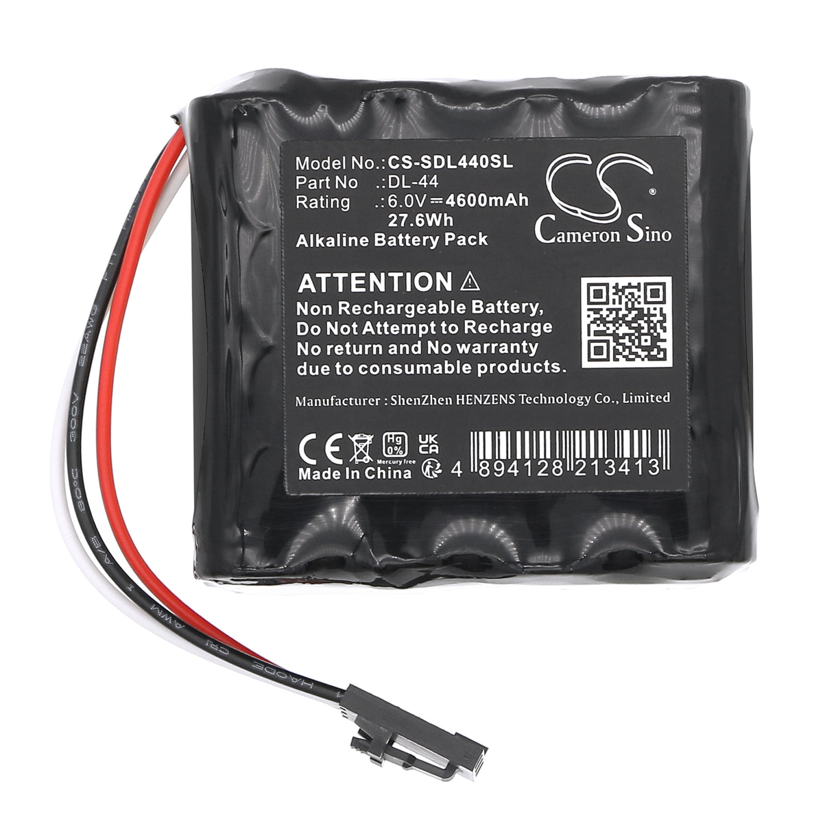 Replacement Battery for Stanley Security Systems 12345 – Door Lock – 4600mAh / 6V