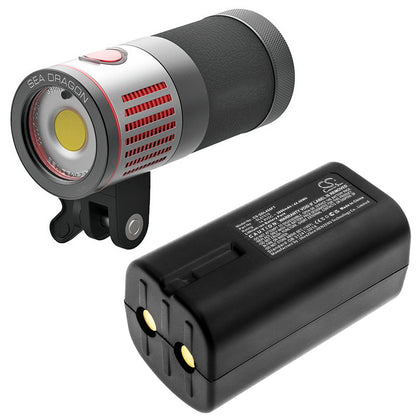 Replacement Battery for SeaLife Sea Dragon 4500 – Flashlight – 3000mAh / 14.8V