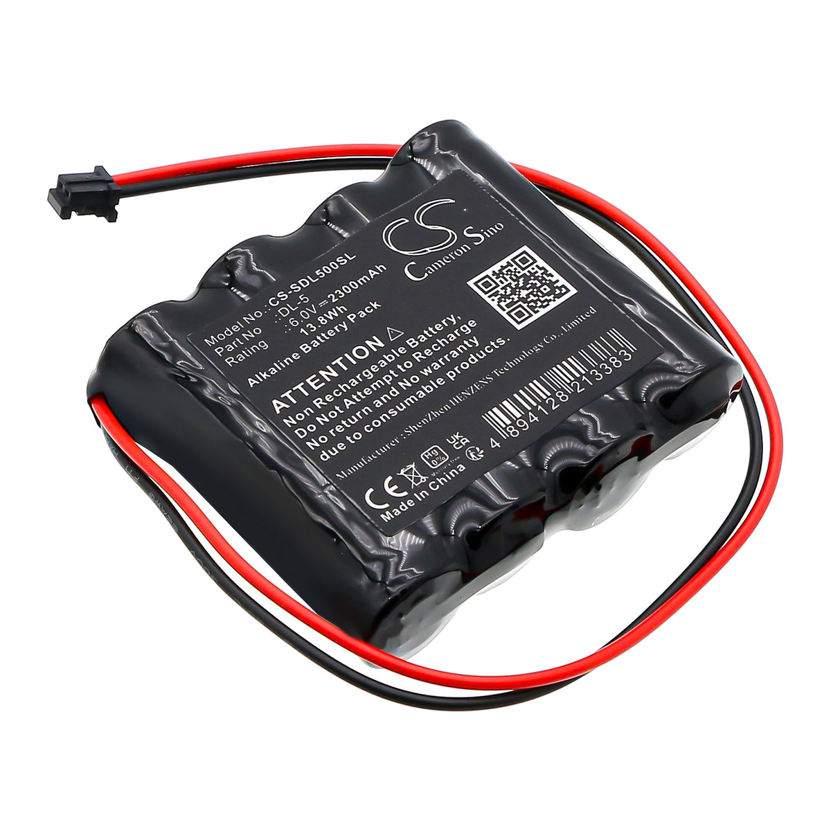Replacement Battery for NABC | Saflok | Room Safe | Zoro | Vanguard | KeyLock HTL3 – Door Lock – 2300mAh / 6V
