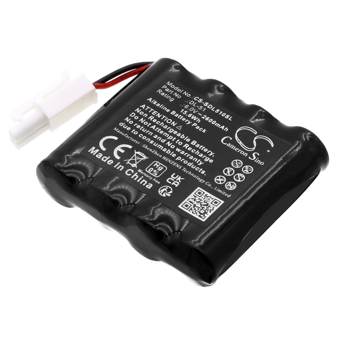 Replacement Battery for SAG Schlagbaum – Door Lock – 2600mAh / 6V
