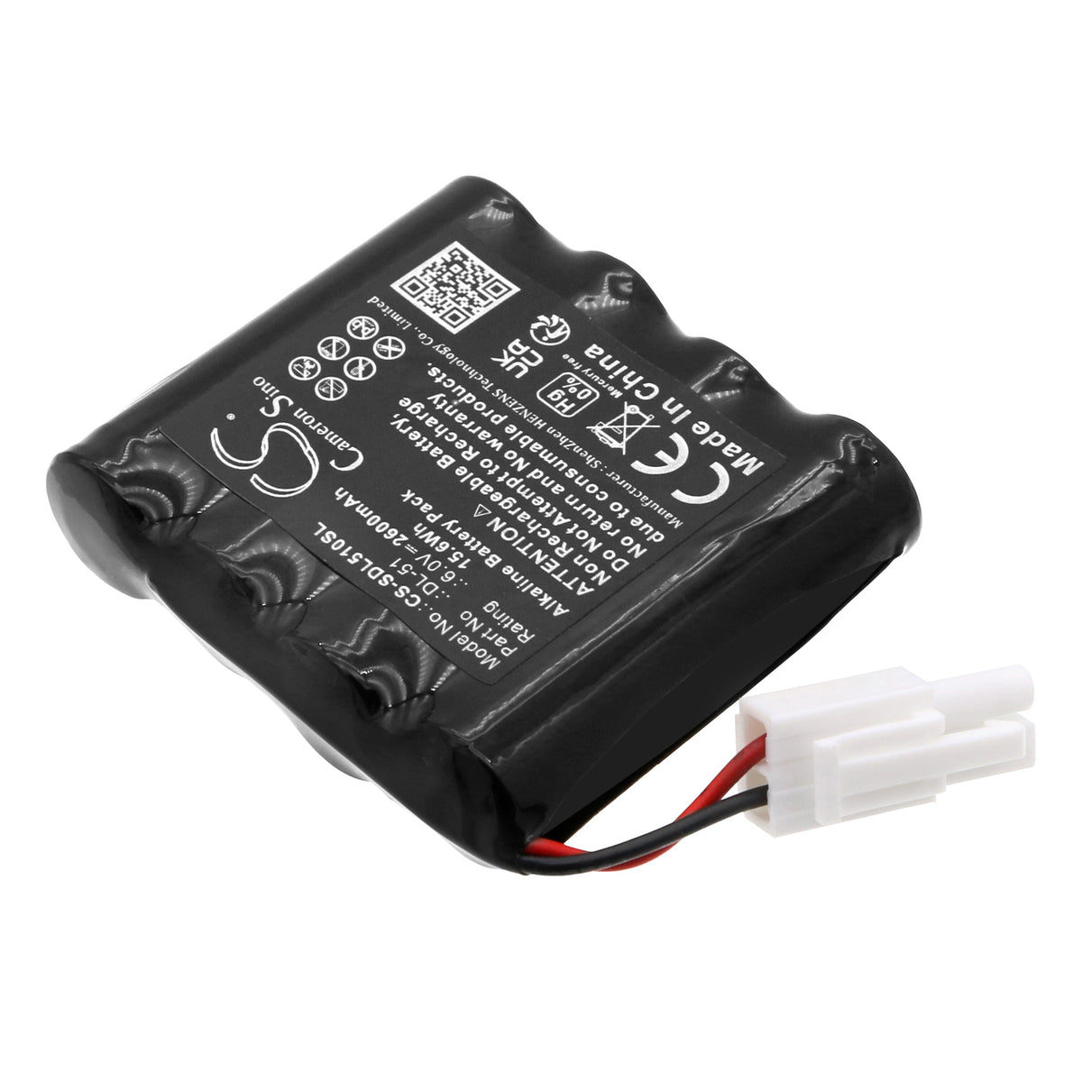 Replacement Battery for SAG Schlagbaum – Door Lock – 2600mAh / 6V
