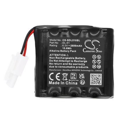 Replacement Battery for SAG Schlagbaum – Door Lock – 2600mAh / 6V