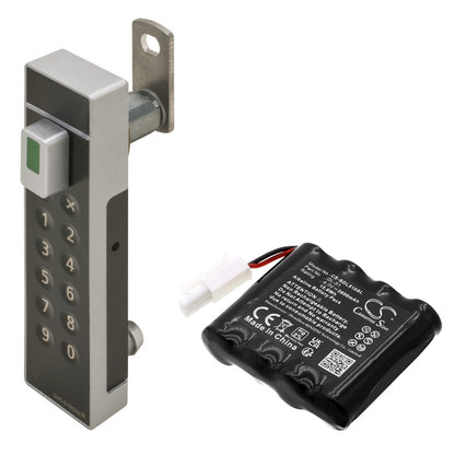 Replacement Battery for SAG Schlagbaum – Door Lock – 2600mAh / 6V