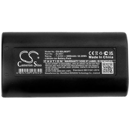 Replacement Battery for SeaLife Sea Dragon 1200 – Flashlight – 3000mAh / 7.4V