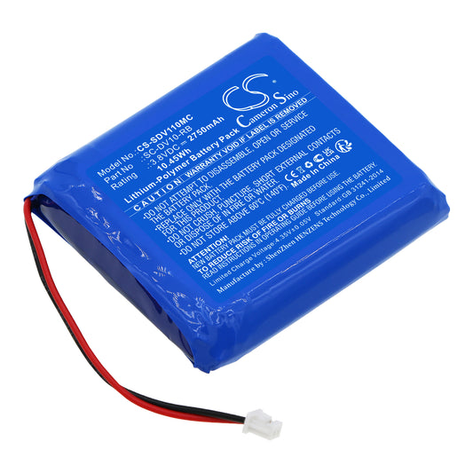Replacement Battery for Pyle | PatrolEyes PRTPPBCM22BAT – Body Camera – 2750mAh / 3.8V