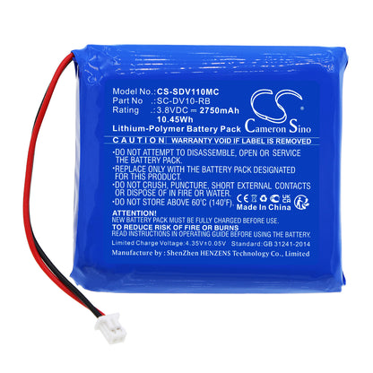 Replacement Battery for Pyle | PatrolEyes PRTPPBCM22BAT – Body Camera – 2750mAh / 3.8V