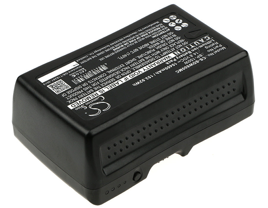 Replacement Battery for Sony | MEGA HDW-800P – Camera – 10400mAh / 14.8V - image 2
