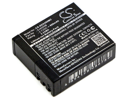 Replacement Battery for SJCAM  DX 288812 – Camera – 900mAh / 3.33Wh / 3.7V