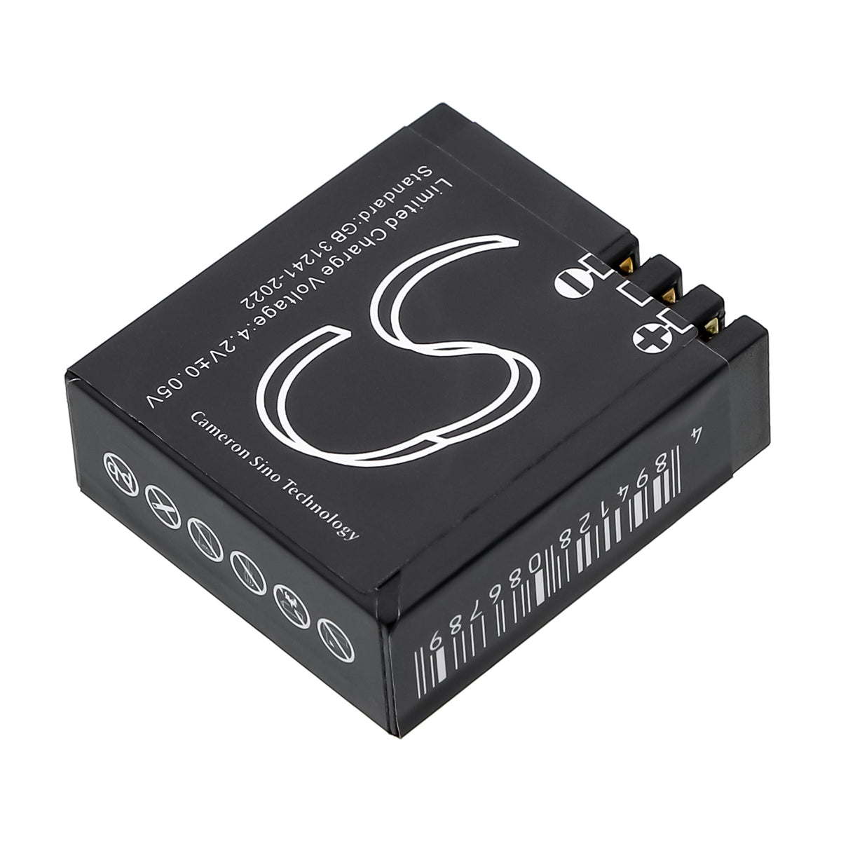 Replacement Battery for Cybernetik | Evolveo | SJCAM | FOREVER | EKO | SkyCam | Midland | MyPhone | Qumox | Eken UHD 4K – Camera – 900mAh / 3.7V