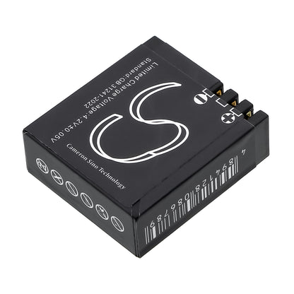 Replacement Battery for Cybernetik | Evolveo | SJCAM | FOREVER | EKO | SkyCam | Midland | MyPhone | Qumox | Eken UHD 4K – Camera – 900mAh / 3.7V