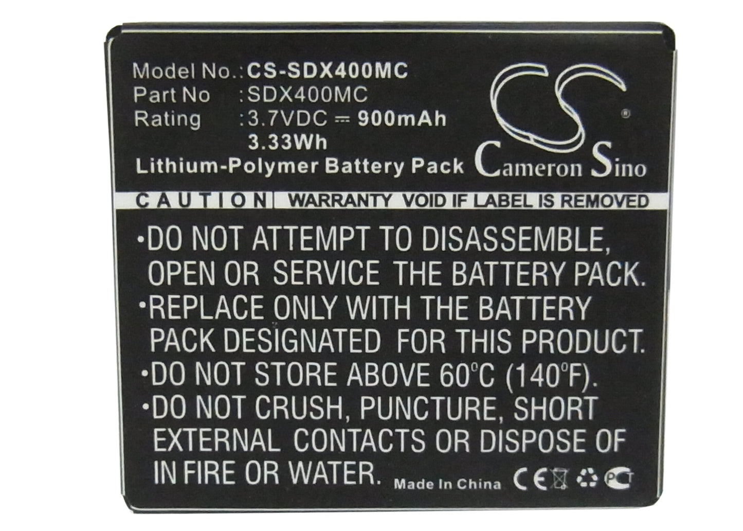 Replacement Battery for SkyCam  Pro 8000i – Camera – 900mAh / 3.33Wh / 3.7V