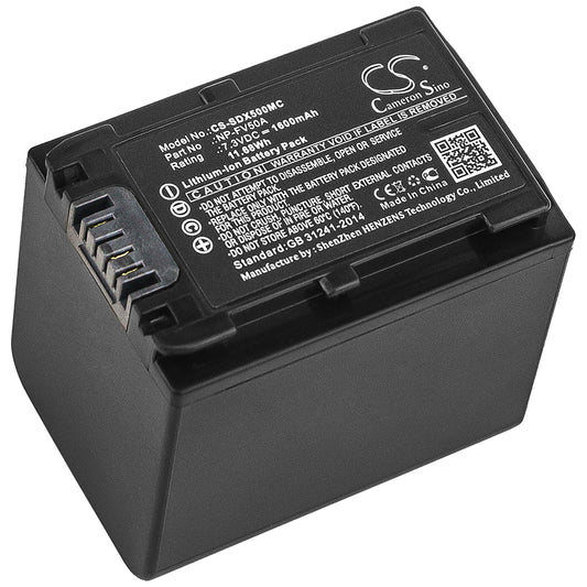 Replacement Battery for Sony FDR-AX40 – Camera – 1600mAh / 7.3V