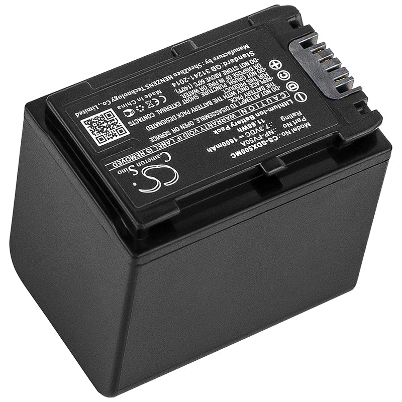 Replacement Battery for Sony FDR-AX40 – Camera – 1600mAh / 7.3V