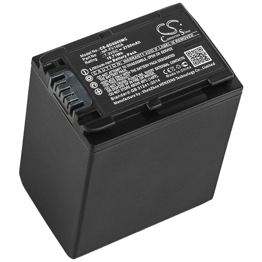 Replacement Battery for Sony FDR-AX40 – Camera – 2700mAh / 7.3V