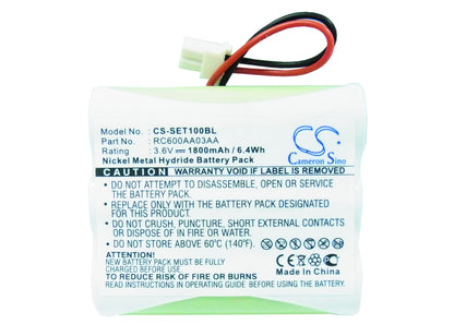 Replacement Battery for Proxibus | Sagem LDP400 – Payment Terminal – 1800mAh / 3.6V