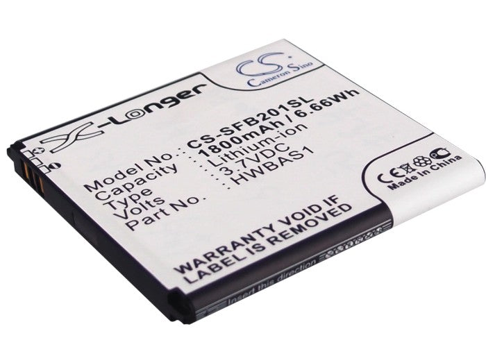 Replacement Battery for Huawei | SoftBank 201HW – Mobile, SmartPhone – 1800mAh / 3.7V - image 1