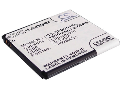 Replacement Battery for Huawei | SoftBank 201HW – Mobile, SmartPhone – 1800mAh / 3.7V - image 1