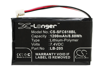 Replacement Battery for Safescan 6185 – Payment Terminal – 1200mAh / 7.4V