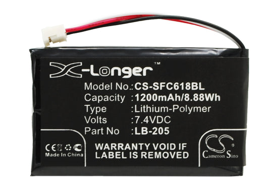 Replacement Battery for Safescan 6185 – Payment Terminal – 1200mAh / 7.4V