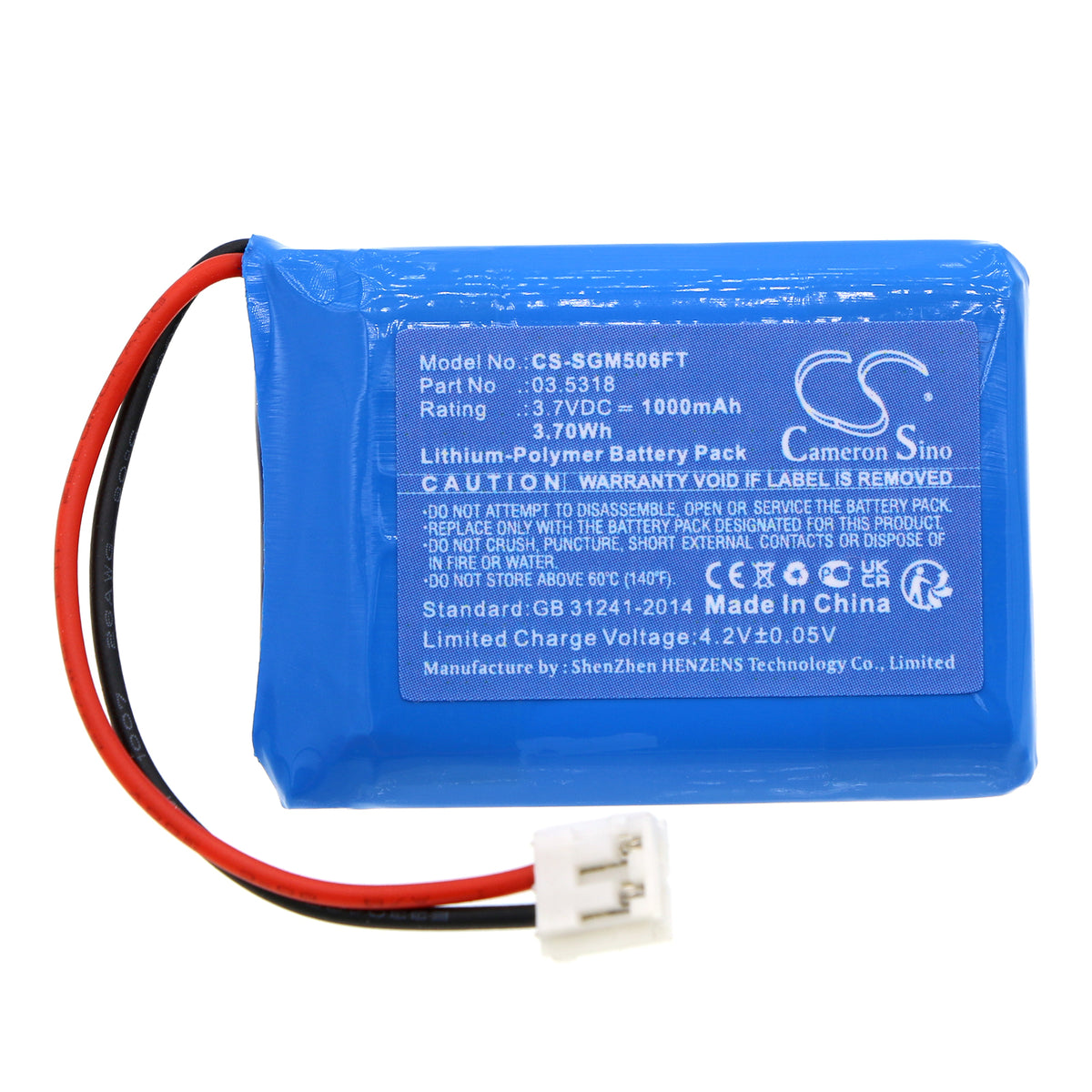 Replacement Battery for SCANGRIP Miniform COB LED – Flashlight – 1000mAh / 3.7V