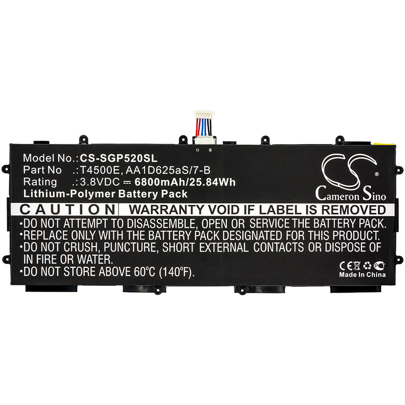 Replacement Battery for Samsung GT-P5210 – Tablet – 6800mAh / 3.8V - image 3