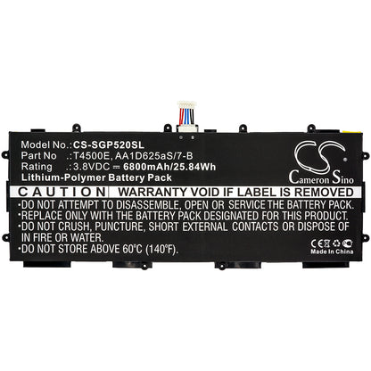 Replacement Battery for Samsung GT-P5210 – Tablet – 6800mAh / 3.8V - image 3