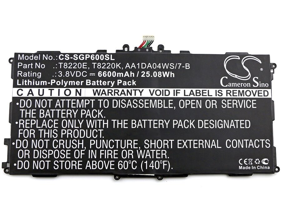 Replacement Battery for Samsung SM-P600 – Tablet – 6600mAh / 3.8V - image 3