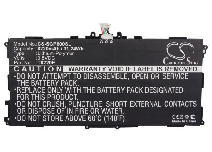 Replacement Battery for Samsung SM-P600 – Tablet – 6600mAh / 3.8V - image 5