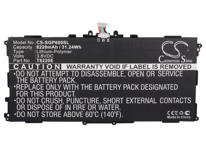 Replacement Battery for Samsung SM-P600 – Tablet – 6600mAh / 3.8V - image 5