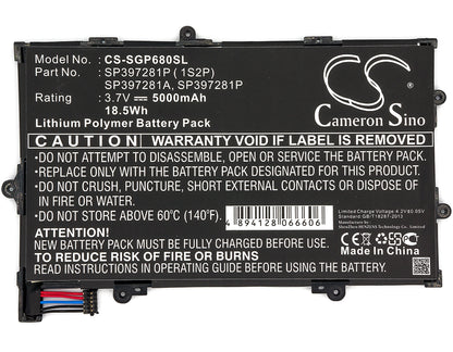 Replacement Battery for Verizon | Samsung Galaxy Tab 7.7 – Tablet – 5000mAh / 3.7V - image 3