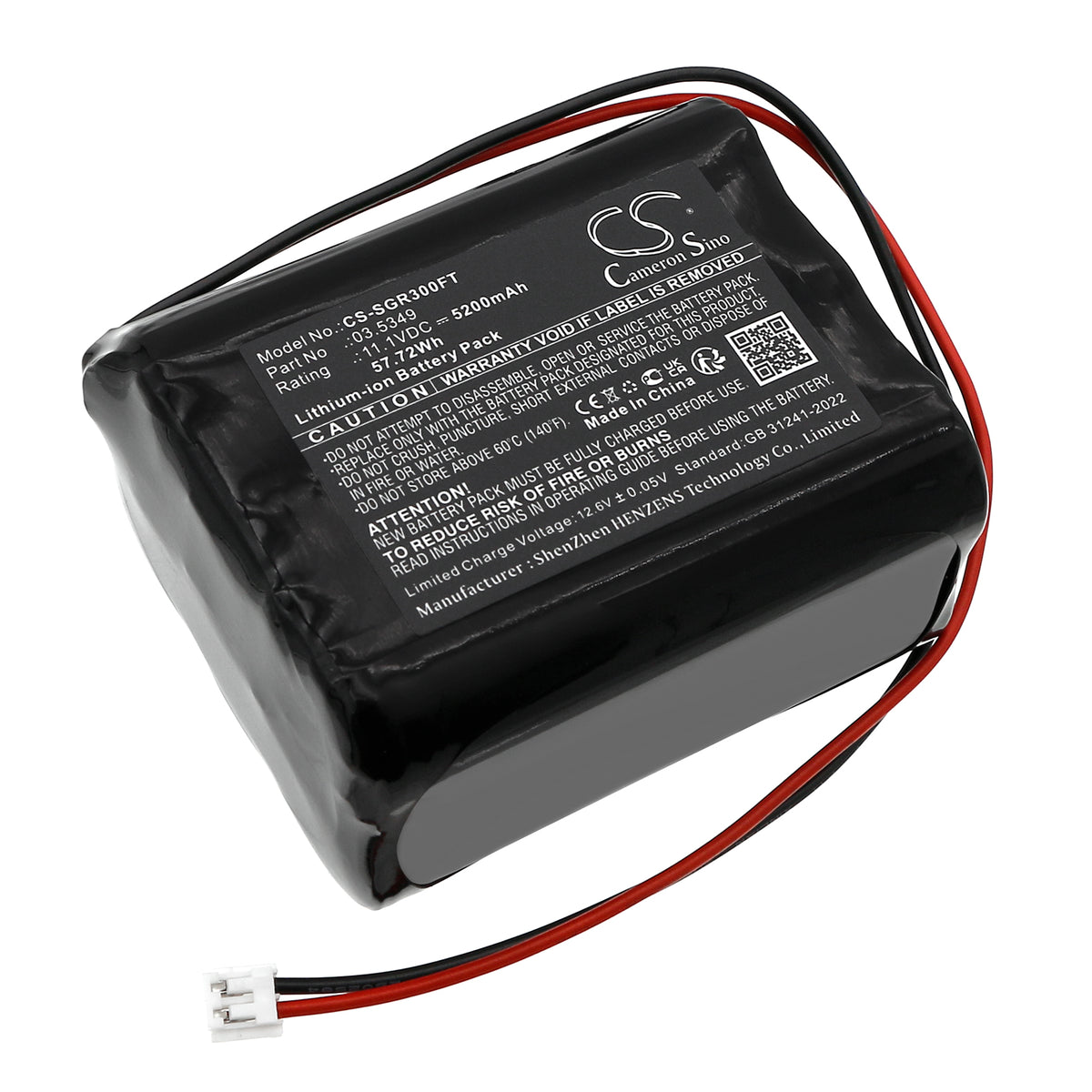Replacement Battery for SCANGRIP NOVA 3 – Flashlight – 5200mAh / 11.1V