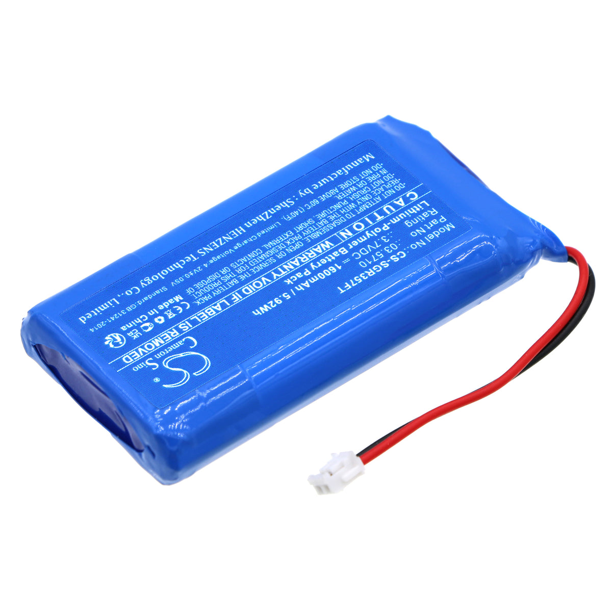 Replacement Battery for SCANGRIP Spotlight – Flashlight – 1600mAh / 3.7V