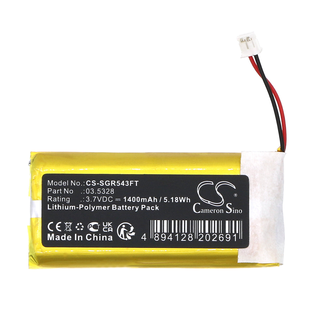 Replacement Battery for SCANGRIP I-View COB LE – Flashlight – 1400mAh / 3.7V
