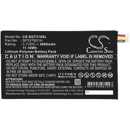 Replacement Battery for Samsung Galaxy Tab3 – Tablet – 3000mAh / 3.7V - image 3