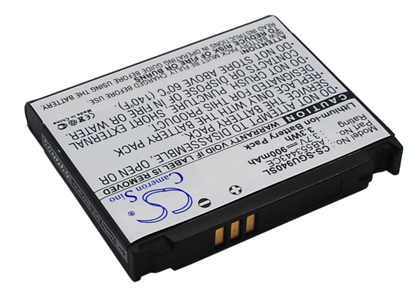 Replacement Battery for Samsung  Glyde U940 – Mobile, SmartPhone – 900mAh / 3.7V