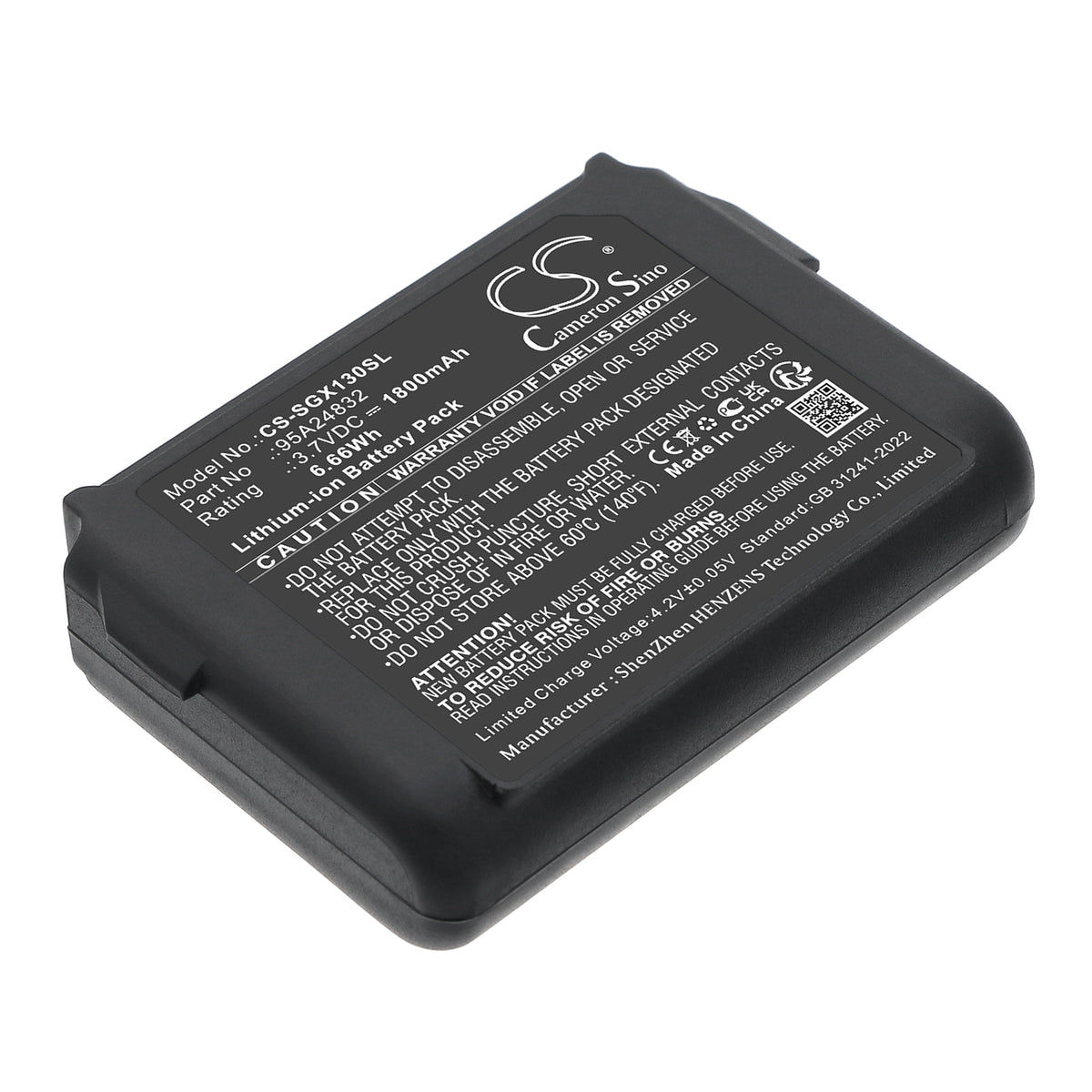 Replacement Battery for Shure ADX1 bodypack transmitter – Transmitters & Receiver – 1800mAh / 3.7V