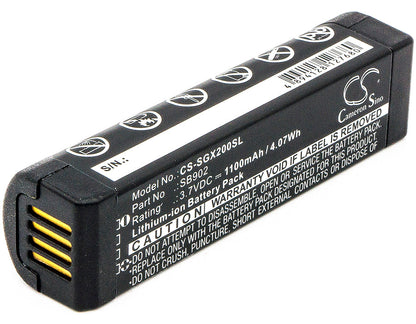 Replacement Battery for SHURE  GLXD – Speaker – 1100mAh / 4.07Wh / 3.7V