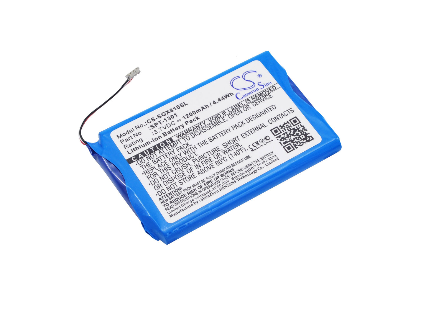 Replacement Battery for SkyGolf  SkyCaddie Touch – GPS, Navigator – 1200mAh / 4.44Wh / 3.7V